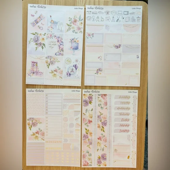 Nine four page planner Sadie’s Stickers kits - Picture 5 of 11